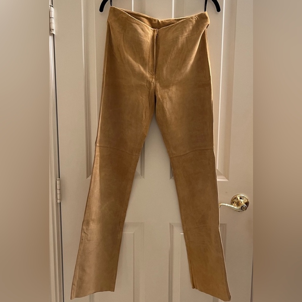 bebe Tan Suede Pants